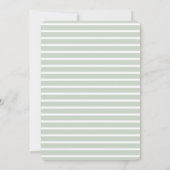 Ahoy Boy Teddy Bear Sailor Boat Zee Baby shower in Kaart (Achterkant)