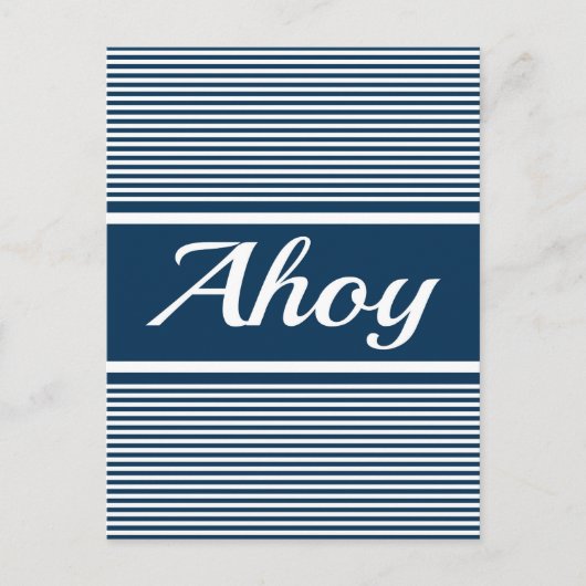 Ahoy Briefkaart (Voorkant)