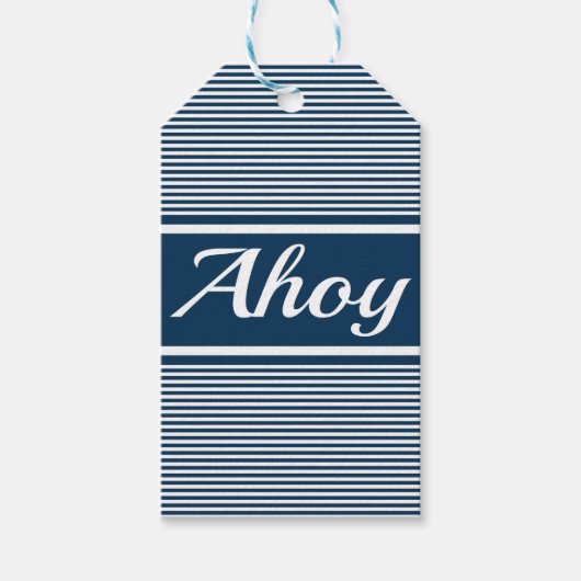 Ahoy Cadeaulabel (Voorkant)