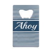 Ahoy Creditkaart Flessenopener (Achterkant)