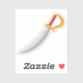 Ahoy daar! Pirate Boy Verjaardag Party Sticker