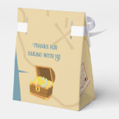 Ahoy daar! Pirate Boy verjaardagsfeestje Bedankdoosjes (Achterkant)