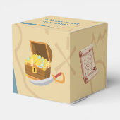 Ahoy daar! Pirate Boy verjaardagsfeestje Bedankdoosjes (Achterkant)