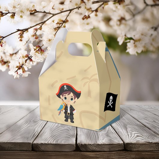 Ahoy daar! Pirate Boy verjaardagsfeestje Bedankdoosjes