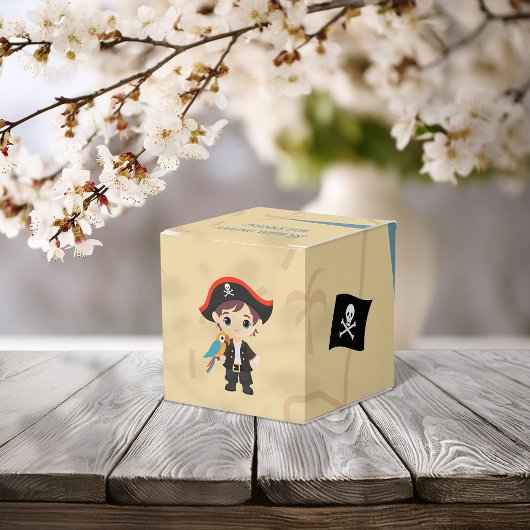 Ahoy daar! Pirate Boy verjaardagsfeestje Bedankdoosjes