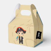 Ahoy daar! Pirate Boy verjaardagsfeestje Bedankdoosjes (Voorkant Zijde)