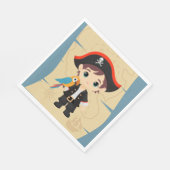 Ahoy daar! Pirate Boy verjaardagsfeestje Servet (Hoek)