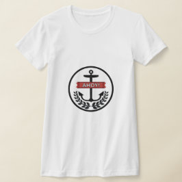 Ahoy - Damespoel + Canvas dunne T-shirt