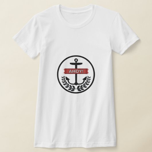 Ahoy - Damespoel + Canvas dunne T-shirt (Laagn)