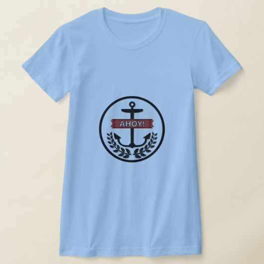 Ahoy - Damespoel + Canvas dunne T-shirt (Laagn)