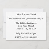 Ahoy. Donkerblauw ontwerp van ankerpatroon Kaart (Achterkant)