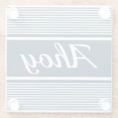 Ahoy Glazen Onderzetter (Achterkant)