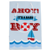 Ahoy Het Is Een Baby Jongen Cadeautas (Voorkant)