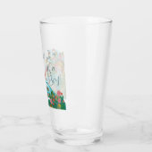 Ahoy, het is een baby shower feest glas (Links)