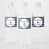 Ahoy Het is een Baby shower-fles-label. Waterfles Etiket (Flessen)