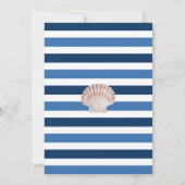 Ahoy Het is een Baby shower met een tjoch neusthem Kaart (Achterkant)