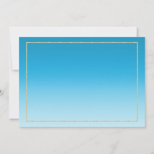 Ahoy Het is een Baby shower-uitnodiging. Kaart (Achterkant)