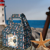 Ahoy, het is een Baby shower van een jongen, Nauti Bedankdoosjes