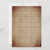 Ahoy Het is een Baby shower van een paddenstoel. Kaart (Achterkant)