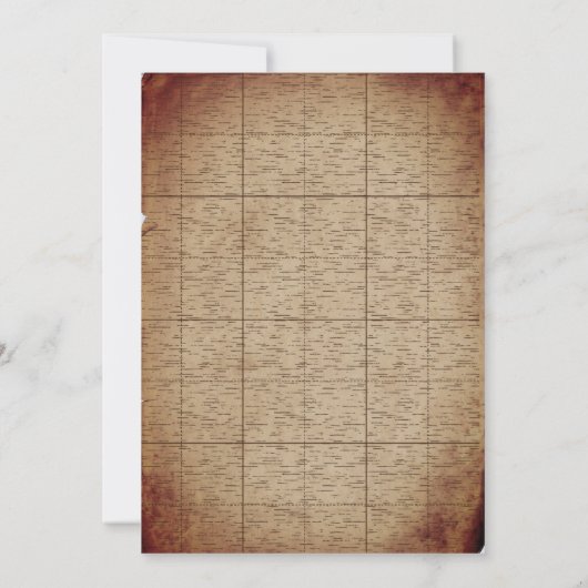 Ahoy Het is een Baby shower van een paddenstoel. Kaart (Achterkant)