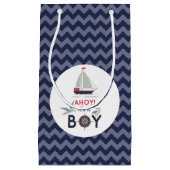 Ahoy! Het is een Baby shower voor de zeilboot Klein Cadeauzakje (Voorkant)