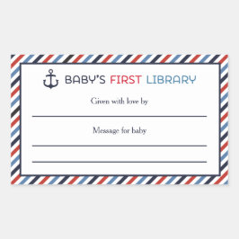 Ahoy Het is een Boek Boekenplaat Sticker