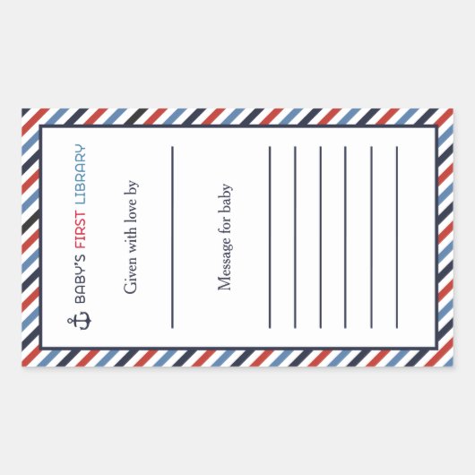 Ahoy Het is een Boekenplaat Sticker Portret (Voorkant)