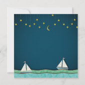 Ahoy, het is een boksboot en sterren - geboorteaan aankondiging (Achterkant)