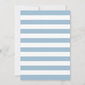 Ahoy! Het is een Boy Anchor Baby shower Invitation Kaart (Achterkant)