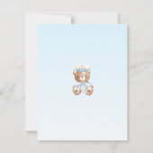 Ahoy Het is een Boy Baby shower Dank u kaarten Bee (Achterkant)