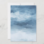 Ahoy Het is een Boy Blue Boat Nautisch baby shower Kaart (Achterkant)