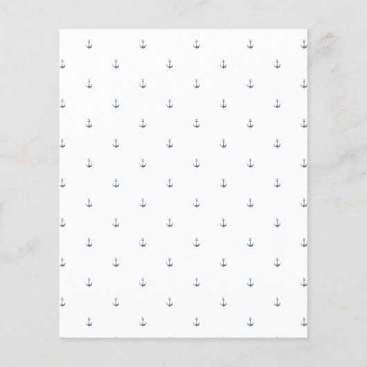 Ahoy het is een Boy Boat Baby shower Budget Invita (Achterkant)