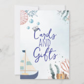 Ahoy Het is een Boy Nautical Baby shower Gifts Sig (Voorkant)