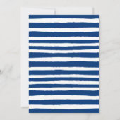 Ahoy het is een Boy Nautical Baby shower Kaart (Achterkant)