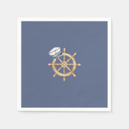 Ahoy Het is een Boy Nautical Baby shower servetten