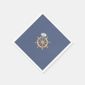 Ahoy Het is een Boy Nautical Baby shower servetten (Hoek)