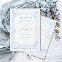 Ahoy Het is een Boy Nautical Diaper Raffle