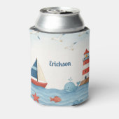 Ahoy Het is een Boy Nautical Koelbox Blikjeskoeler (Blikje Achterkant)