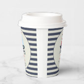 Ahoy Het is een Boy Nautisch Baby shower Papieren  Papieren Bekers (Rechts)