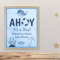 Ahoy Het is een Boy Ocean Animals Kustdieren Baby 