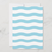 Ahoy Het is een Boy Teddy Bear Sailor Baby shower Kaart (Achterkant)