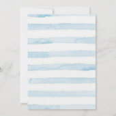 Ahoy! Het is een Boy Under The Zee Boy Baby shower Kaart (Achterkant)