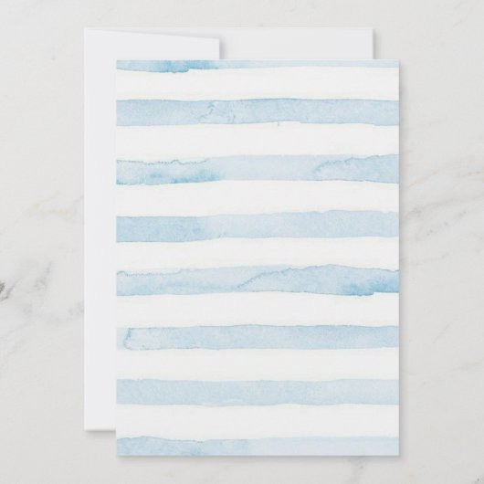 Ahoy! Het is een Boy Under The Zee Boy Baby shower Kaart (Achterkant)