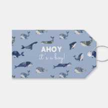 AHOY Het is een Boy Whale Baby shower