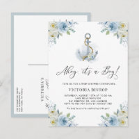 Ahoy het is een jongen Anker Bloemen Scheepvaart B