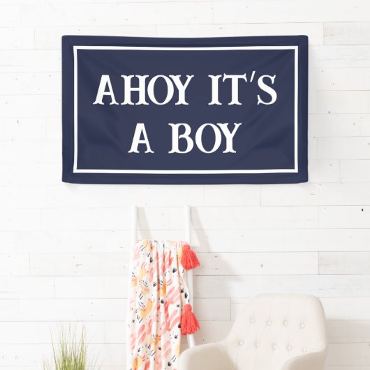 Ahoy Het is een Jongen Banner (Insitu)