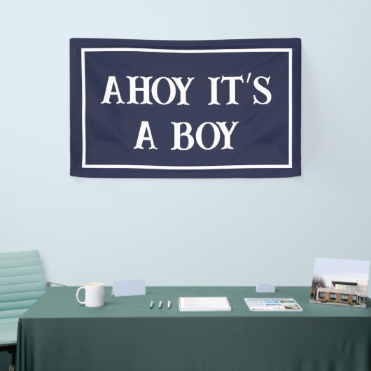 Ahoy Het is een Jongen Banner (Beurs)