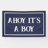 Ahoy Het is een Jongen Banner (Horizontaal)
