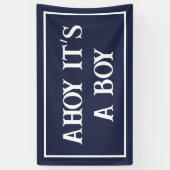 Ahoy Het is een Jongen Banner (Verticaal)
