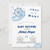 Ahoy Het is een jongen, een keutisch wiel Kaart (Voorkant)